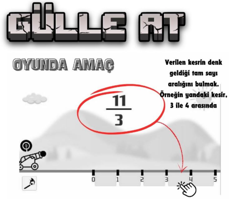 KESİR YERİ | GÜLLE FIRLAT