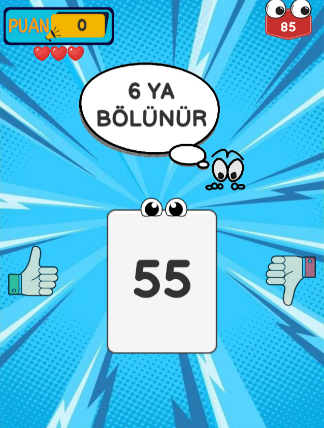 Bölünebilme Kart Oyunu